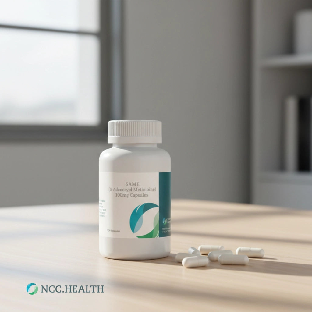 NCC.health - Same (S-Adenosyl Methionine) 100mg Capsules - Compounded SAMe supplement capsules