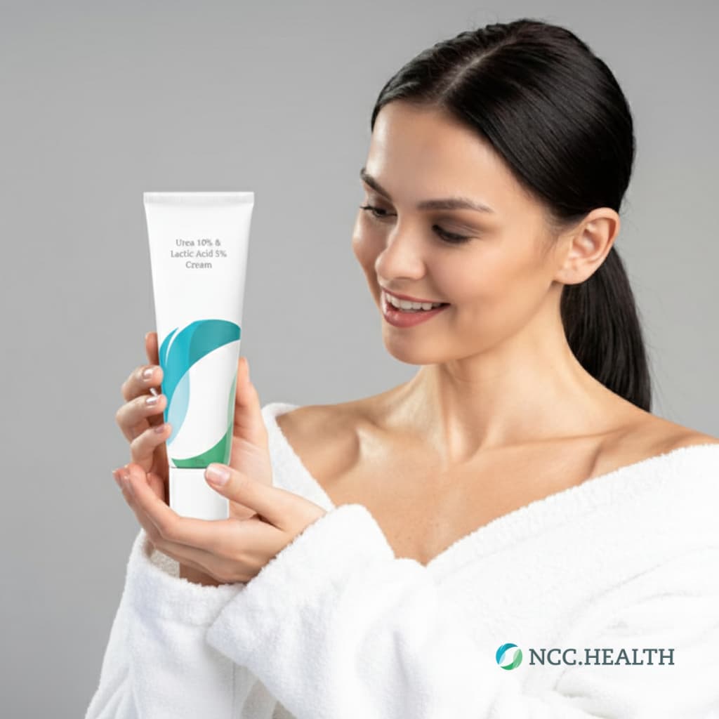 NCC.health - Urea 10% Lactic Acid 5% Cream - Compounded urea & lactic acid topical cream