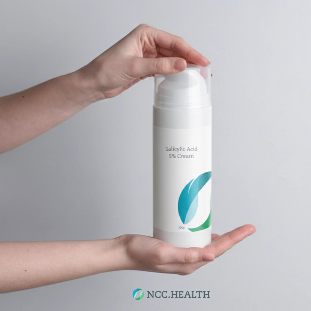 NCC.health - Salicylic Acid Cream 5% - Compounded salicylic acid topical cream