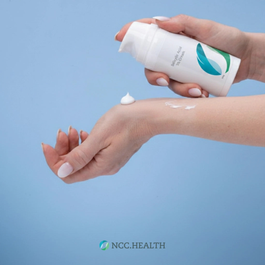 NCC.health - Salicylic Acid Cream 5% - Compounded salicylic acid topical cream