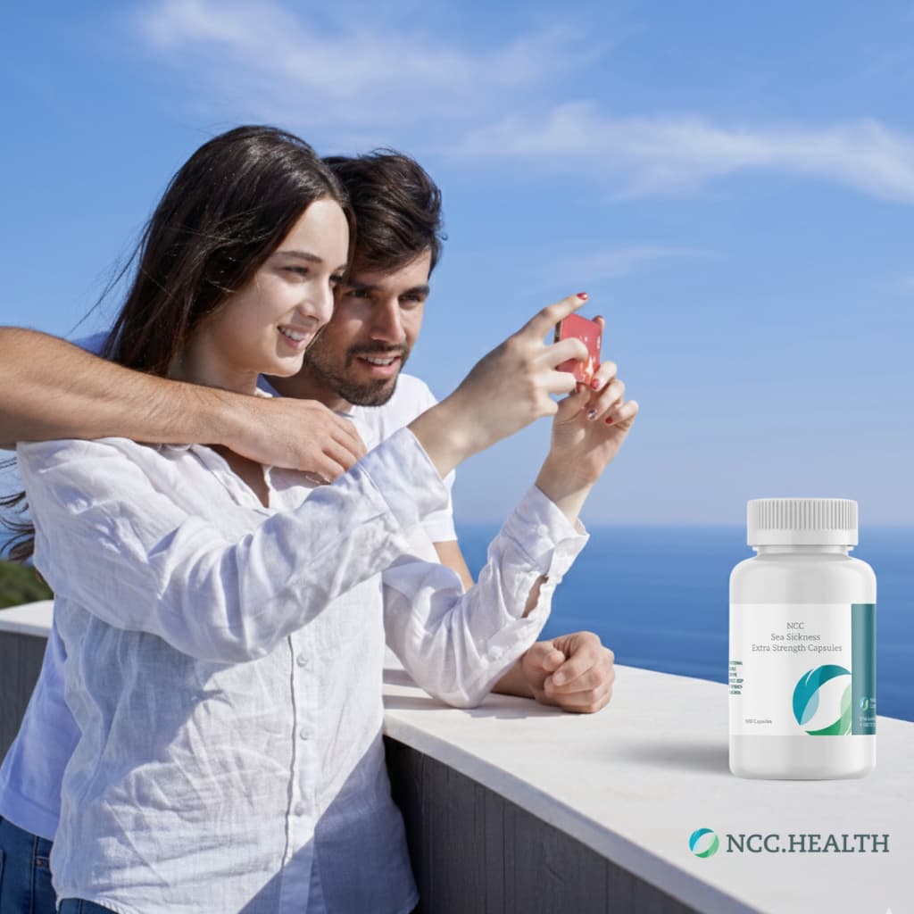 NCC.health - Sea Sickness Extra Strength Capsules | Motion &amp; Travel Sickness Tablets - Compounded motion sickness supplement capsules