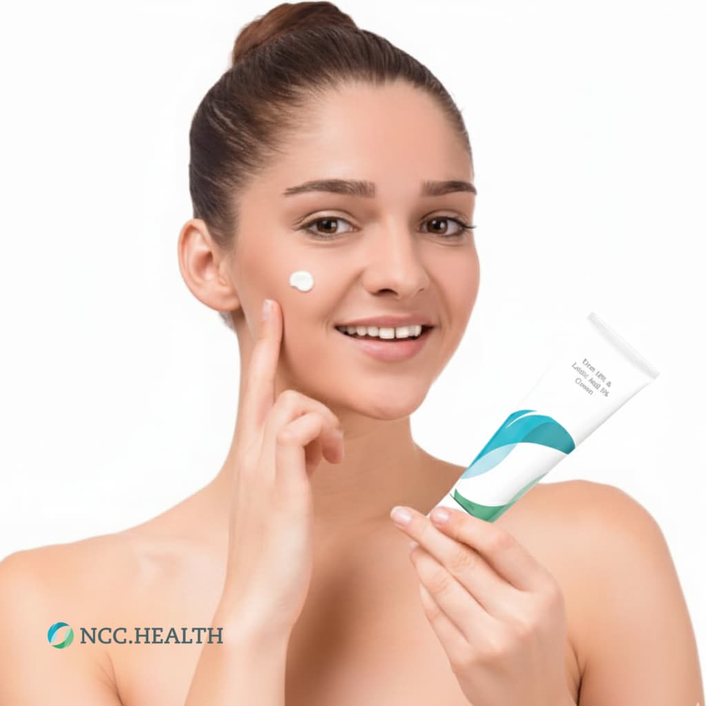 NCC.health - Urea 10% Lactic Acid 5% Cream - Compounded urea &amp; lactic acid topical cream