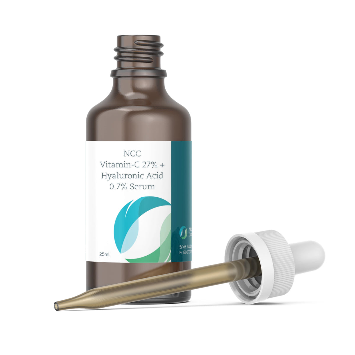 NCC.health - Hyaluronic Acid Serum (Vitamin C 27% + 0.07%) - Compounded hyaluronic acid &amp; vitamin C topical serum