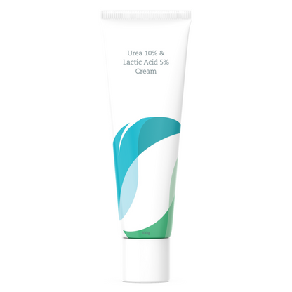 NCC.health - Urea 10% Lactic Acid 5% Cream - Compounded urea &amp; lactic acid topical cream